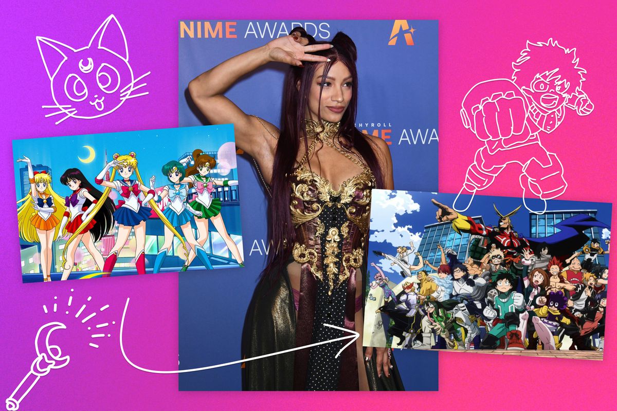 A header image featuring a photo of Mercedes Varnado, AEW wrestler and actress, flanked by images from Sailor Moon and My Hero Academia.
