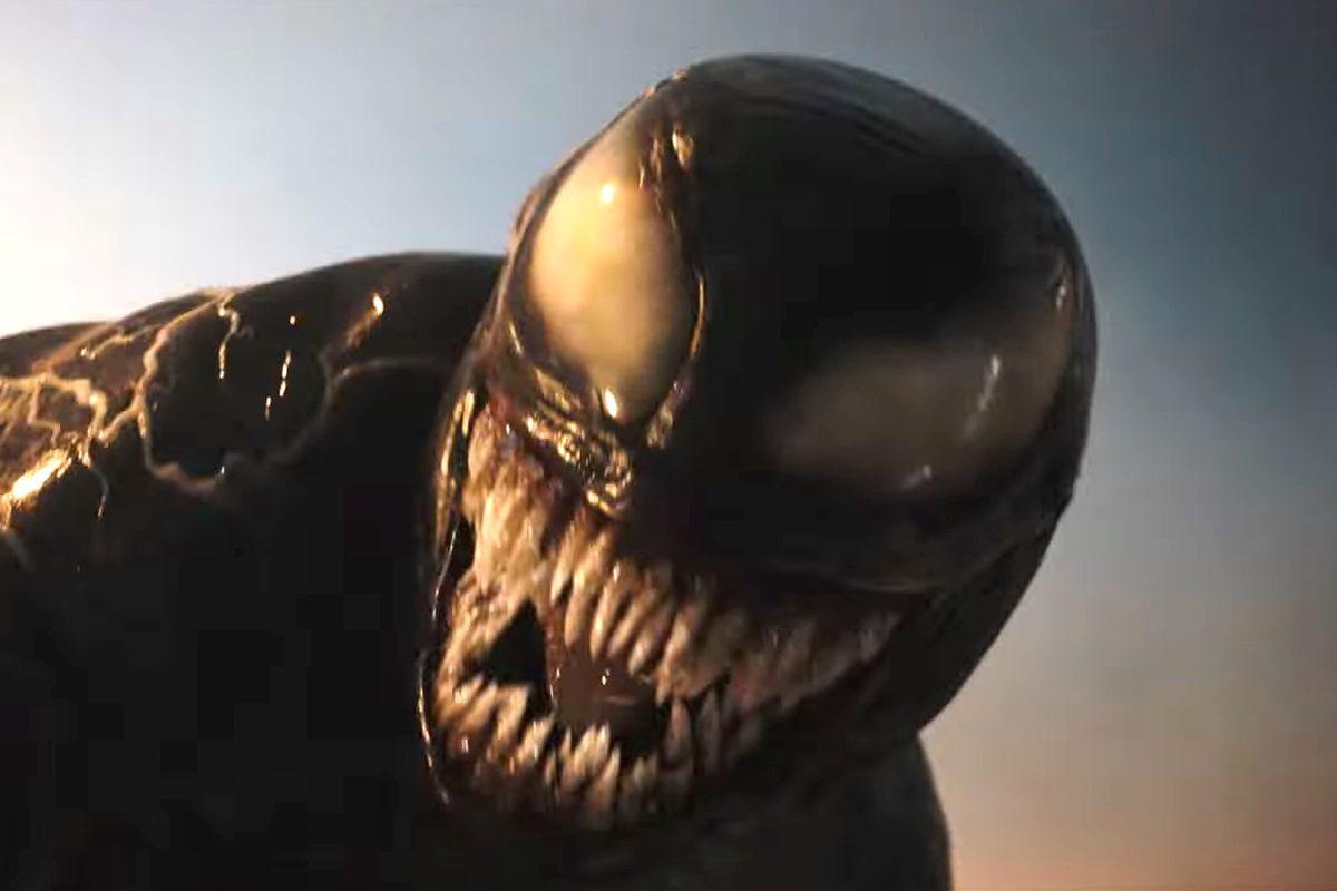Venom looking scared in The Last Dance trailer